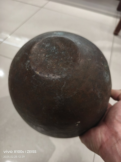 古玩銅器銅缽拍賣，當前價格580元