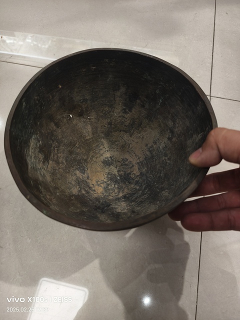 古玩銅器銅缽拍賣，當前價格580元