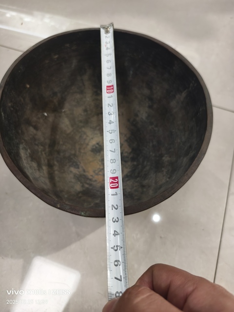 古玩銅器銅缽拍賣，當前價格580元