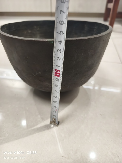 古玩銅器銅缽拍賣，當前價格580元