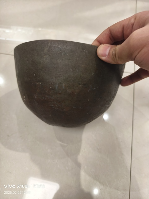 古玩銅器銅缽拍賣，當前價格580元