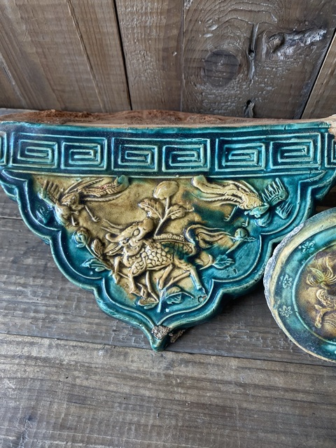 古玩陶瓷明末瓦當拍賣，當前價格580元