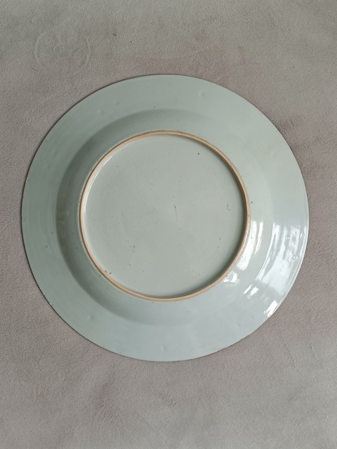 古玩陶瓷粉彩人物故事紋盤拍賣,當前價格1120元