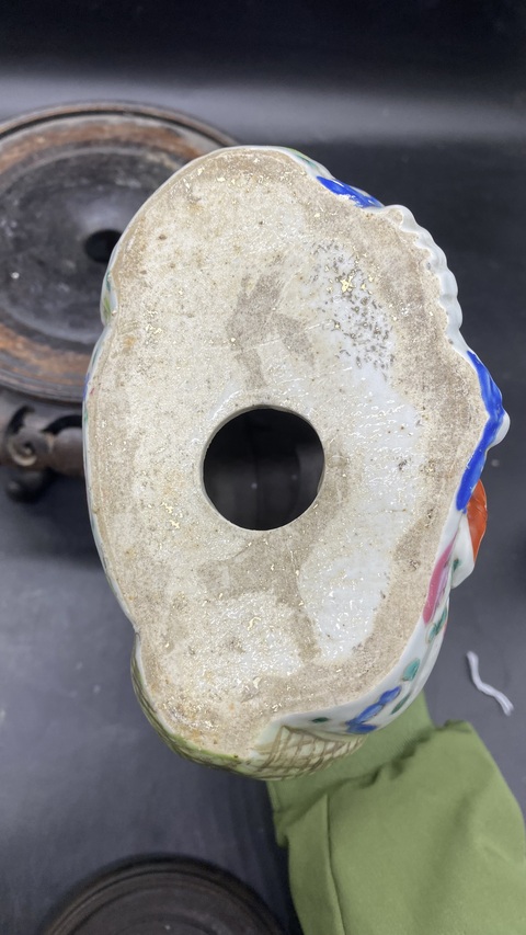 古玩陶瓷（保真卡）粉彩五子登科彌勒佛塑像拍賣，當前價格4500元