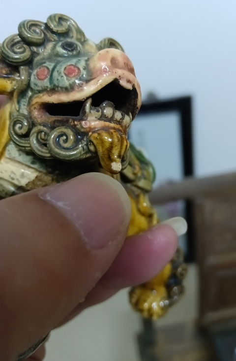 古玩陶瓷獅子塑像拍賣,當(dāng)前價格5000元