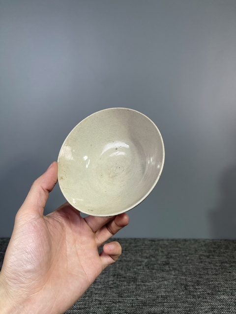 古玩陶瓷清中晚?青花纏枝喜字紋碗拍賣,當前價格999元