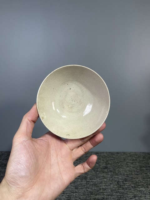 古玩陶瓷清中晚?青花纏枝喜字紋碗拍賣,當前價格999元