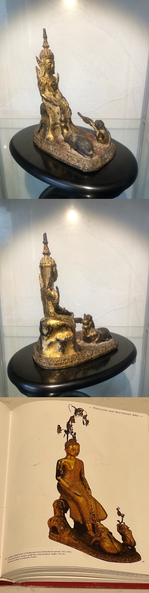 古玩銅器十九世紀(jì)·銅漆金 釋迦佛訓(xùn)象 造像拍賣，當(dāng)前價(jià)格6500元
