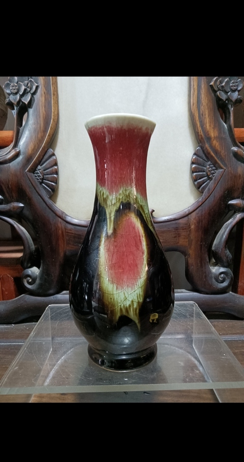 古玩陶瓷同治三陽(yáng)開泰撇口尊拍賣，當(dāng)前價(jià)格13000元