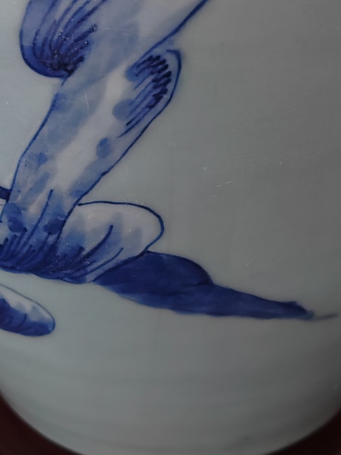 古玩陶瓷豆青釉高加白五子奪魁紋冬瓜罐拍賣,當(dāng)前價(jià)格2800元