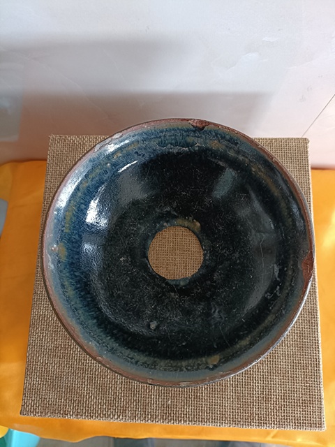 古玩陶瓷南宋建窯系福清窯兔毫盞茶漏拍賣，當前價格880元