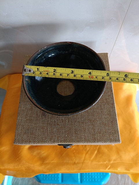古玩陶瓷南宋建窯系福清窯兔毫盞茶漏拍賣，當前價格880元