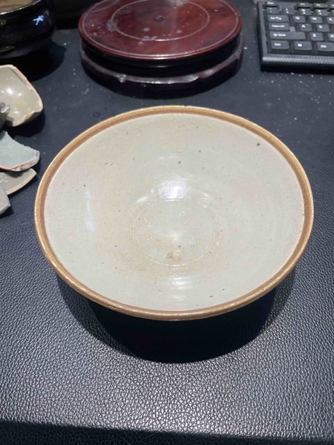古玩陶瓷元宋青白釉斗笠碗拍賣,當前價格888元