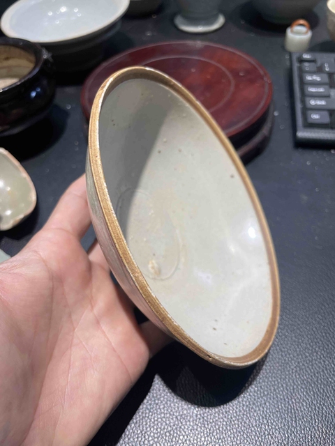 古玩陶瓷元宋青白釉斗笠碗拍賣,當前價格888元