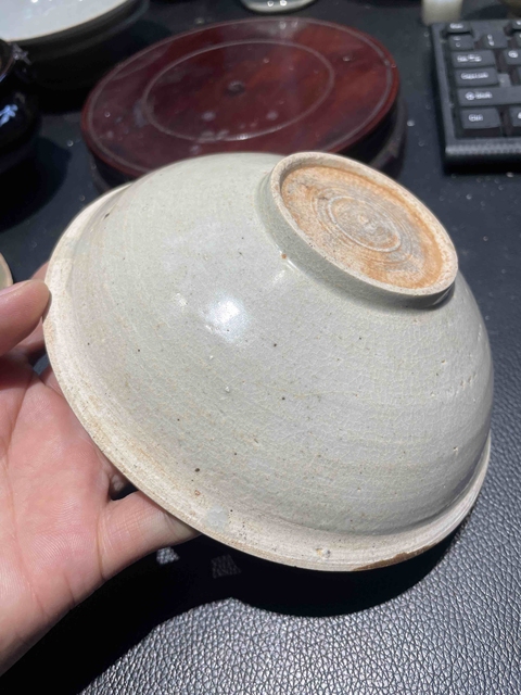 古玩陶瓷元宋青白釉斗笠碗拍賣,當前價格888元