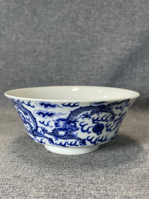 古玩陶瓷龍紋青花碗(已走保真)拍賣,當前價格3888元