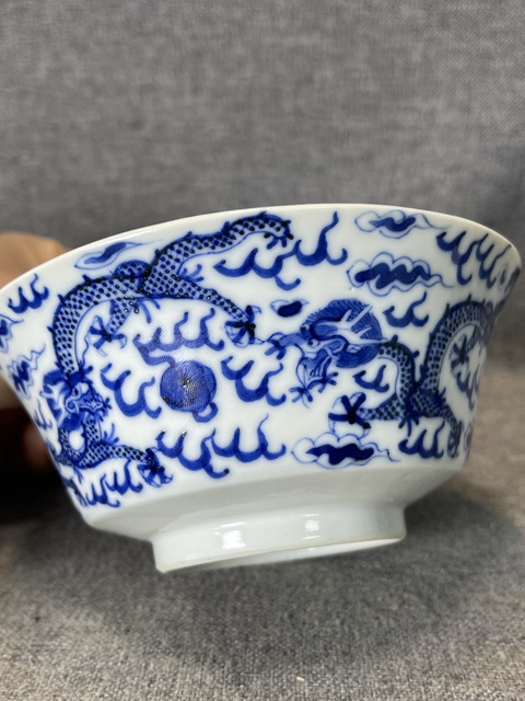 古玩陶瓷龍紋青花碗(已走保真)拍賣,當前價格3888元