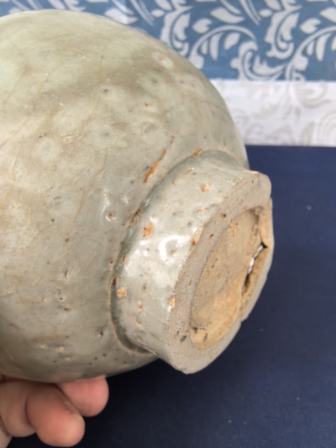 古玩陶瓷明早期龍泉青瓷碗拍賣，當前價格598元