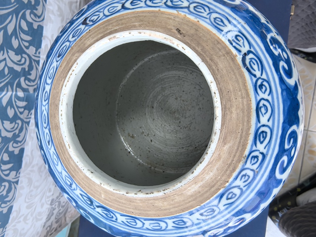 古玩陶瓷清乾嘉青花纏枝花卉紋罐拍賣,當前價格1980元