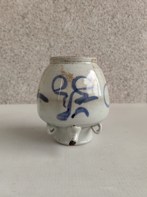 古玩陶瓷青花福字紋茶壺拍賣,當前價格580元