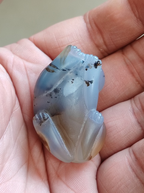 古玩玉器瑪瑙獾把件拍賣，當前價格458元