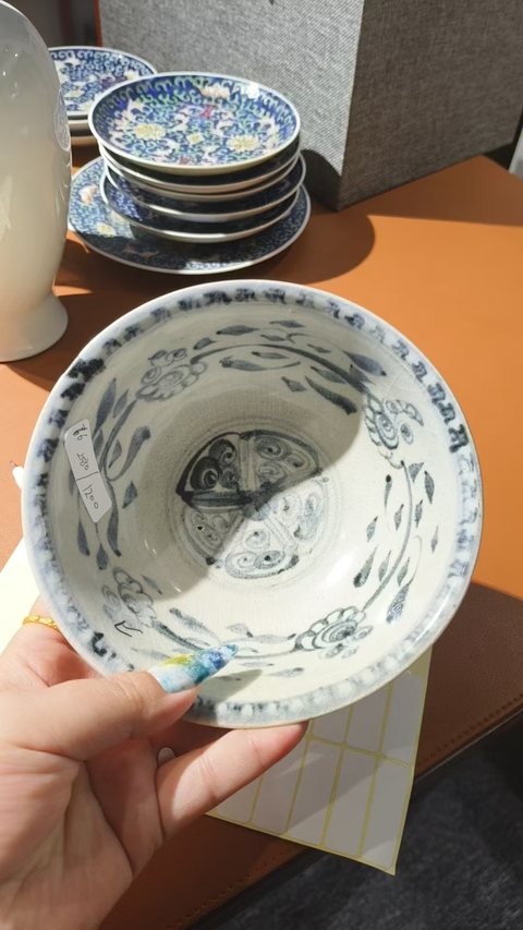 古玩陶瓷青花碗真品鑒賞圖