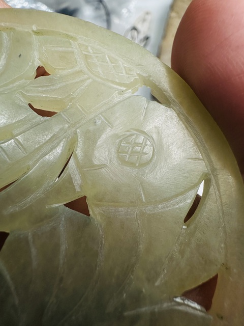 古玩玉器玉花卉題材佩拍賣,當前價格1800元