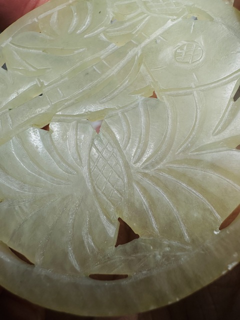 古玩玉器玉花卉題材佩拍賣,當前價格1800元