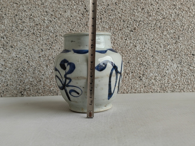 古玩陶瓷青花福字罐拍賣,當前價格580元