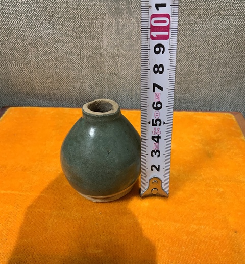 古玩陶瓷長沙窯綠釉截口瓶拍賣,當前價格0元