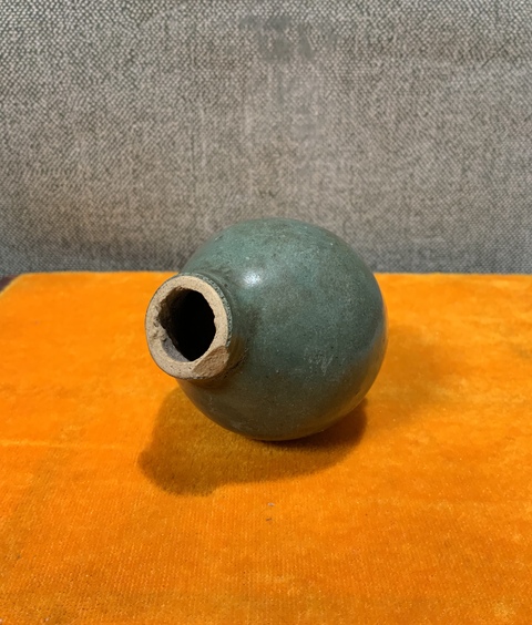 古玩陶瓷長沙窯綠釉截口瓶拍賣,當前價格0元
