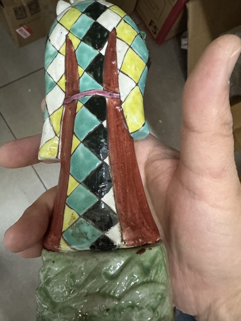 古玩陶瓷粉彩人物造像拍賣，當(dāng)前價格3500元