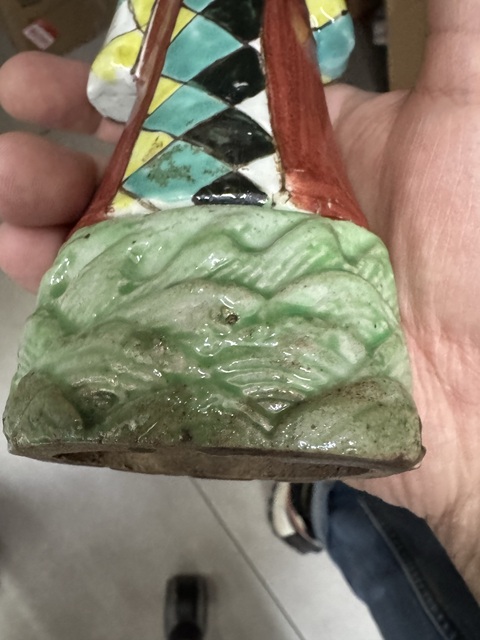 古玩陶瓷粉彩人物造像拍賣，當(dāng)前價格3500元