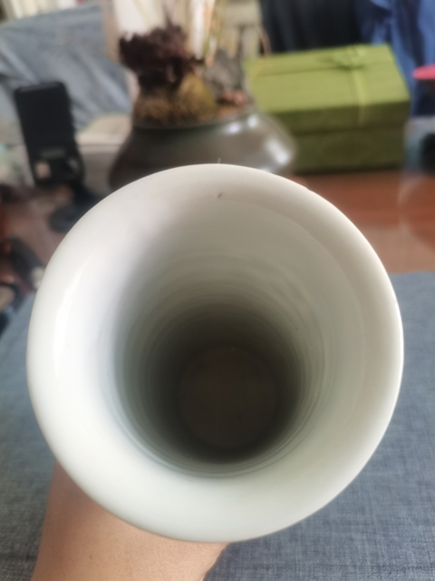 古玩陶瓷晚清青花花鳥紋桶瓶拍賣,當前價格2500元