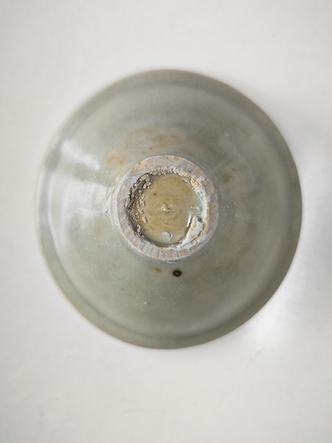 古玩陶瓷宋耀州窯青釉茶盞拍賣，當前價格7654元