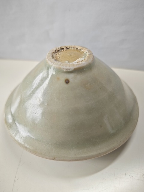古玩陶瓷宋耀州窯青釉茶盞拍賣，當前價格7654元