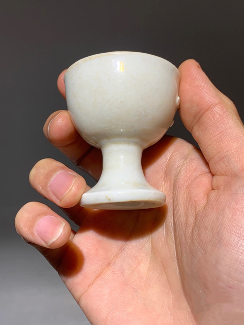 古玩陶瓷清代德化窯高足杯拍賣,當前價格450元