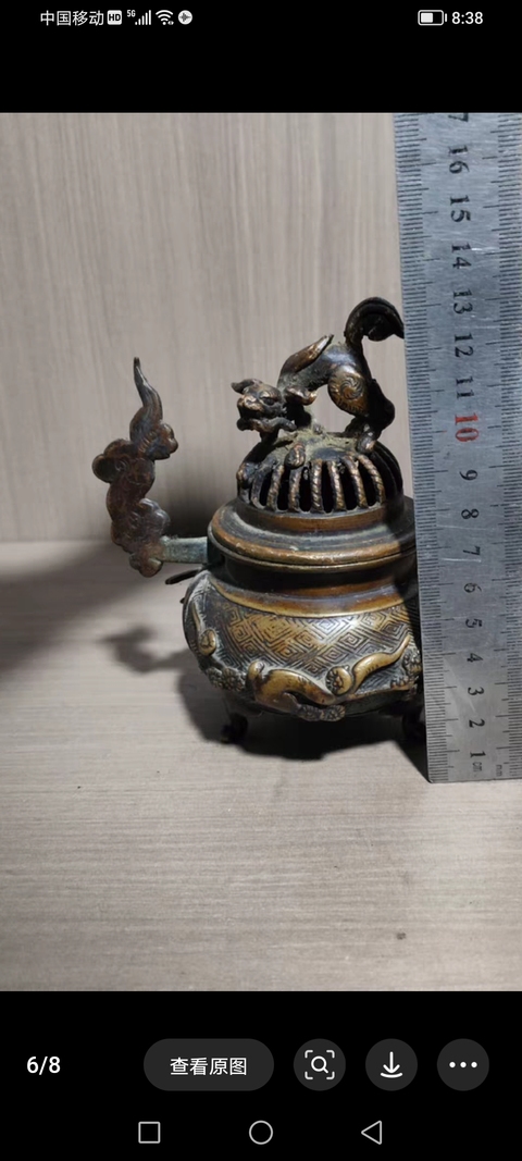 古玩銅器爐子拍賣,當前價格3828元
