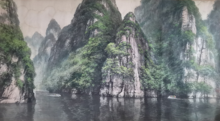 古玩字畫中國當代寫實主義彩墨山水開山鼻祖中央美院教授宋滌山水拍賣，當前價格200000元