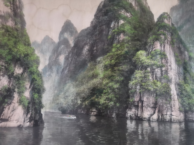 古玩字畫中國當代寫實主義彩墨山水開山鼻祖中央美院教授宋滌山水拍賣，當前價格200000元