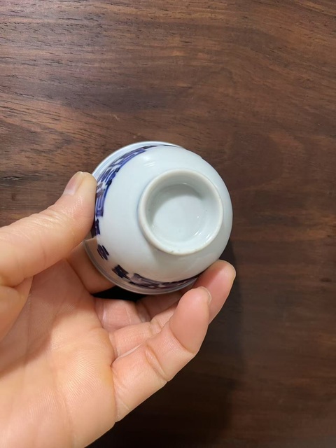 古玩陶瓷青花饕餮紋杯拍賣,當前價格9500元
