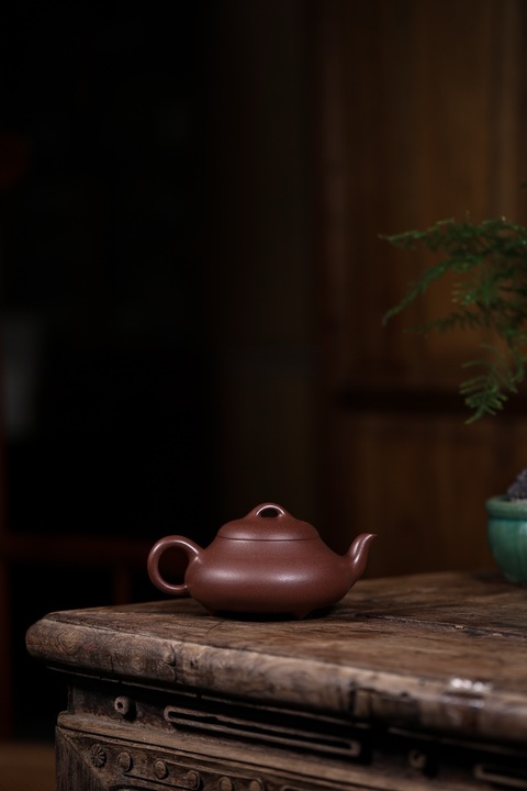 古玩雜項《漢棠石瓢》紫砂壺真品鑒賞圖