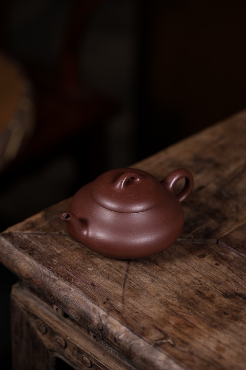 古玩雜項《漢棠石瓢》紫砂壺真品鑒賞圖