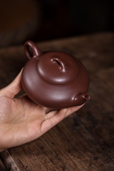 古玩雜項《漢棠石瓢》紫砂壺真品鑒賞圖