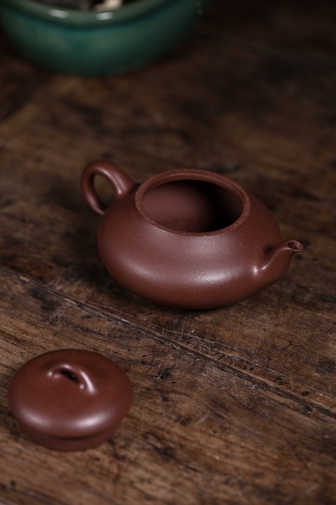 古玩雜項《漢棠石瓢》紫砂壺真品鑒賞圖