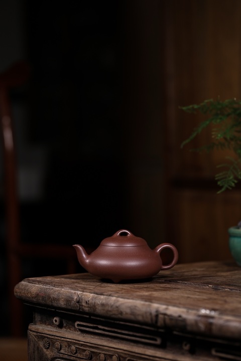 古玩雜項《漢棠石瓢》紫砂壺真品鑒賞圖