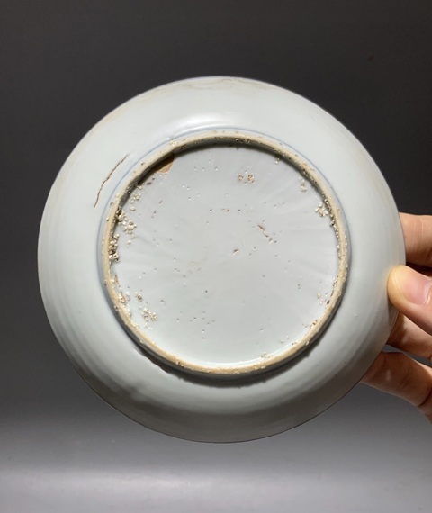 古玩陶瓷魁星青花盤拍賣,當前價格3800元