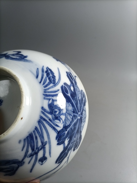 古玩陶瓷清青花滿池矯紋花口碗拍賣,當前價格4080元