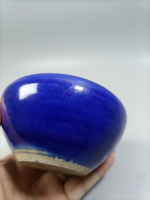 古玩陶瓷清祭藍(lán)釉小香爐拍賣,當(dāng)前價格1580元