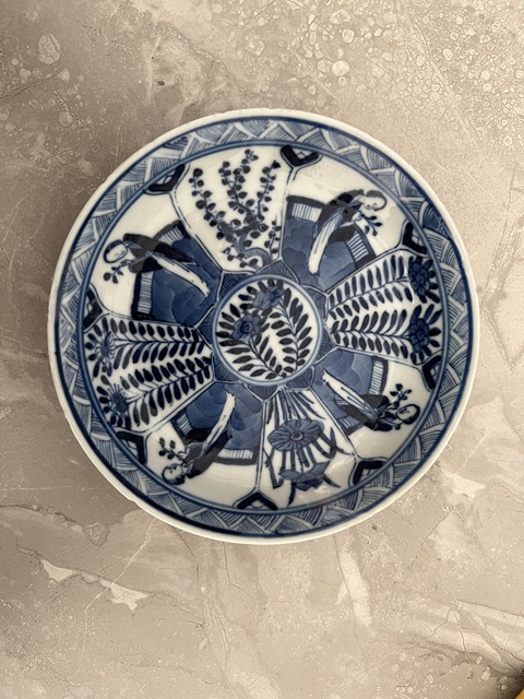 古玩陶瓷青花四美圖盤拍賣,當前價格288元